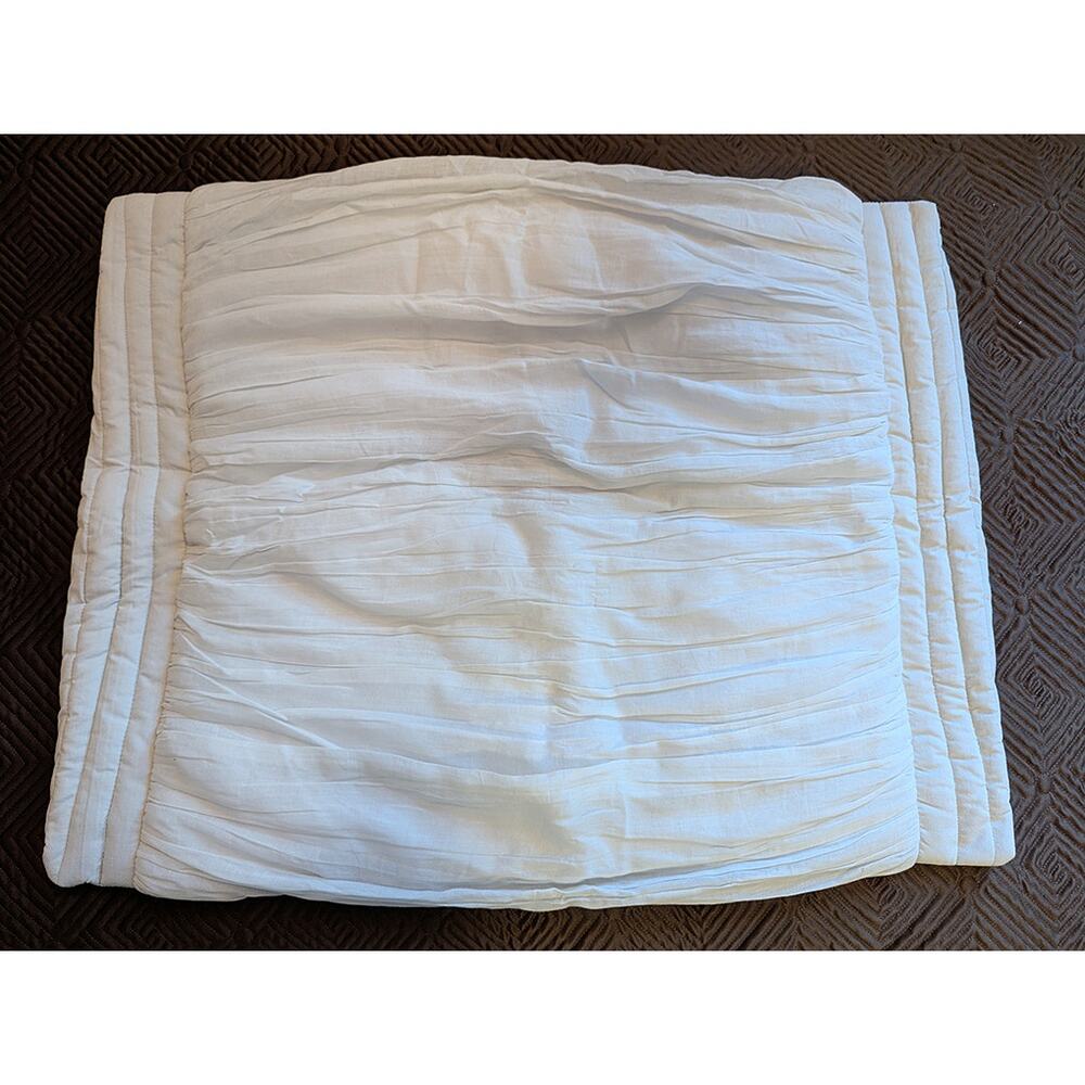 Urban Outfitters Puffy Frilly Lt. Blue Sham - New